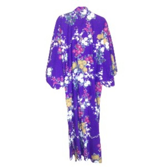 Smithsonian Institution Robe Floral Print (No Tie) M - Picture 4 of 6